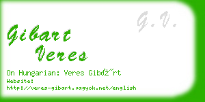 gibart veres business card